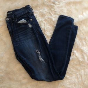 Express Distressed Skinny Jean “Jeggings”